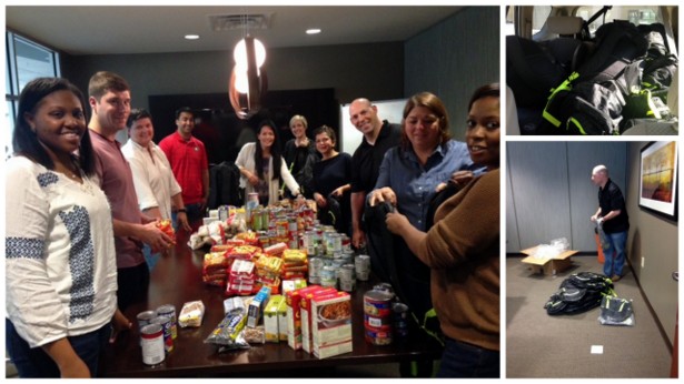 We built and donated 25 backpacks of food to feed hungry families in Hall County, Ga.