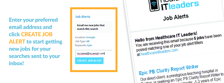 Healthcare IT Leaders Job Alerts C