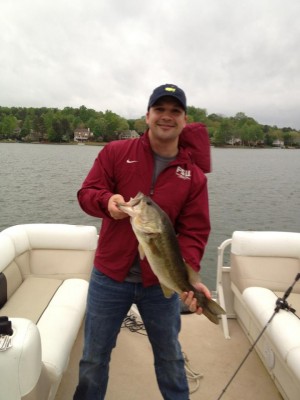 Justin fishing